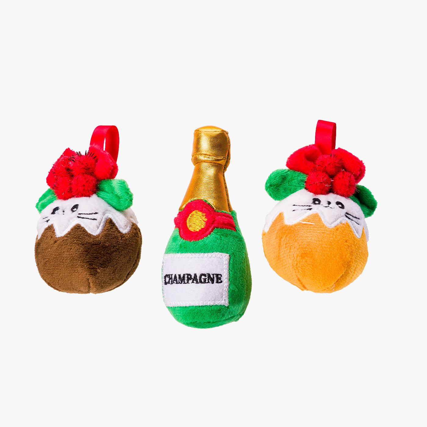 House Of Paws Christmas Cake & Fizz 3 Pack Cat Toys