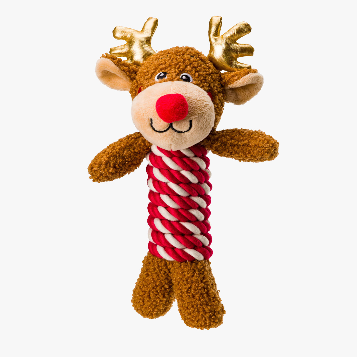 House of Paws Christmas Reindeer Rope Dog Toy