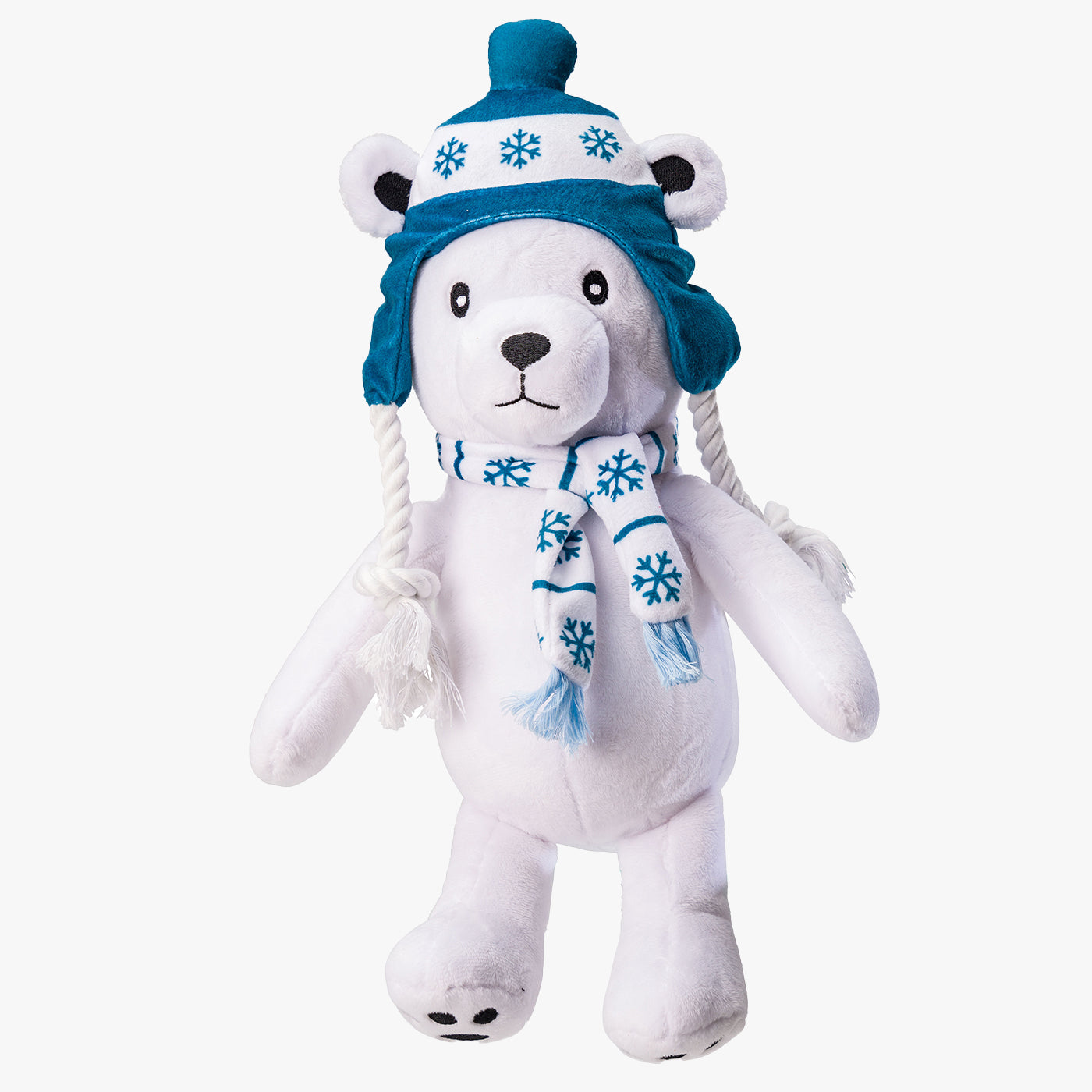 House of Paws Winter Polar Bear Dog Toy