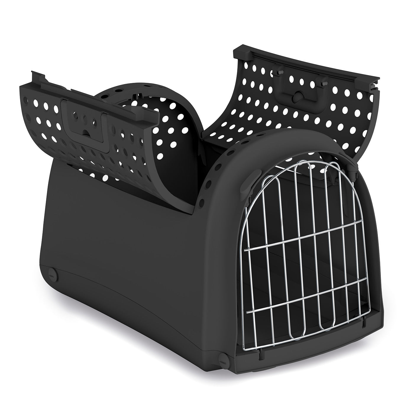 IMAC Linus Cabrio Eco Friendly Open Top Pet Carrier Black