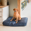Dog Cushion With Removable Cover in Rhino Tough Pacific Faux Leather by Lords & Labradors