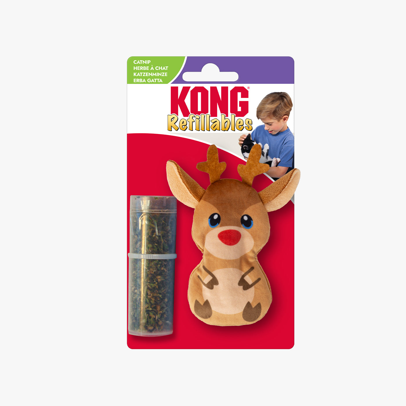 KONG Holiday Refillables Reindeer