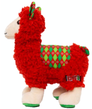 KONG Holiday Sherps Llama Red