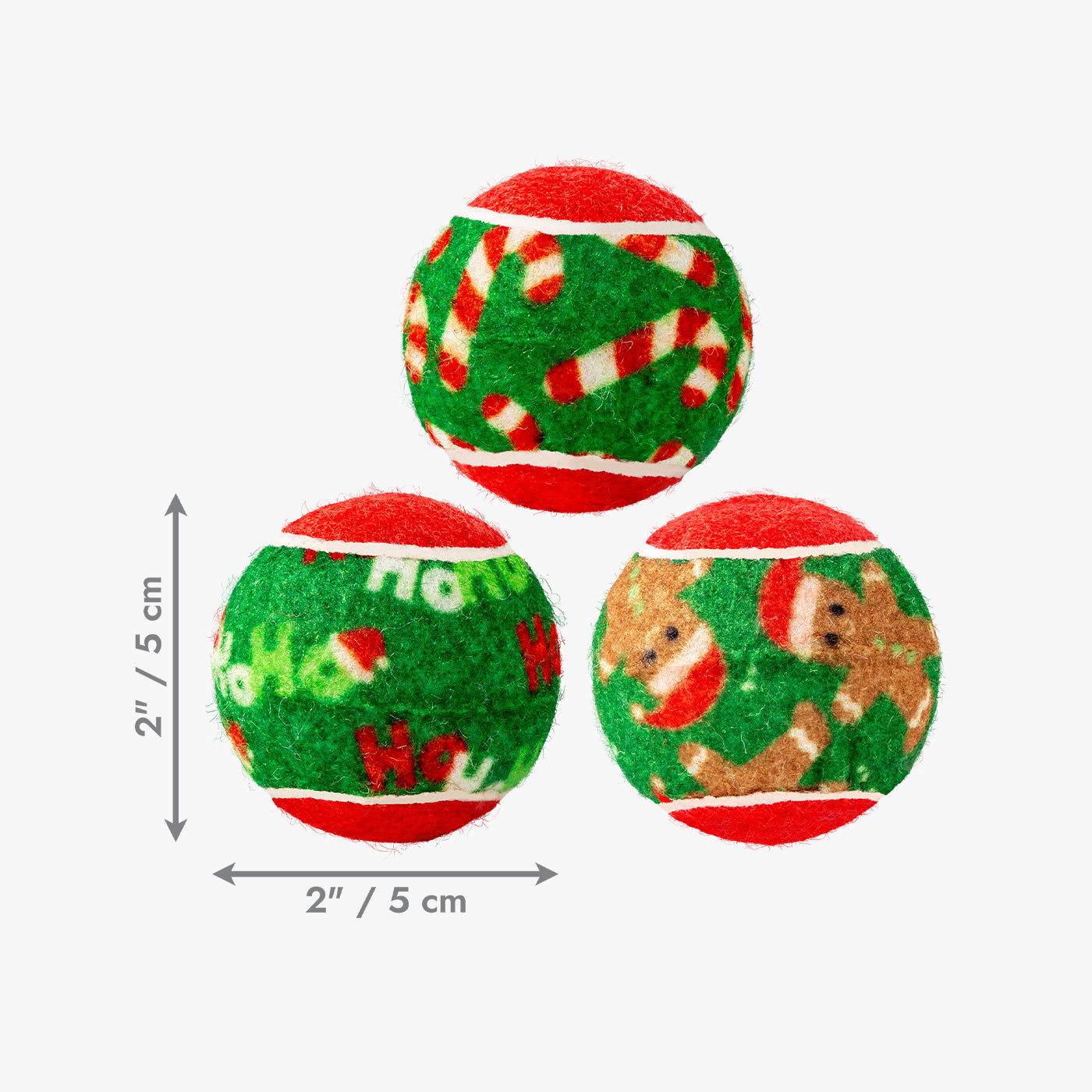 KONG Holiday SqueakAir Balls 6 Pack