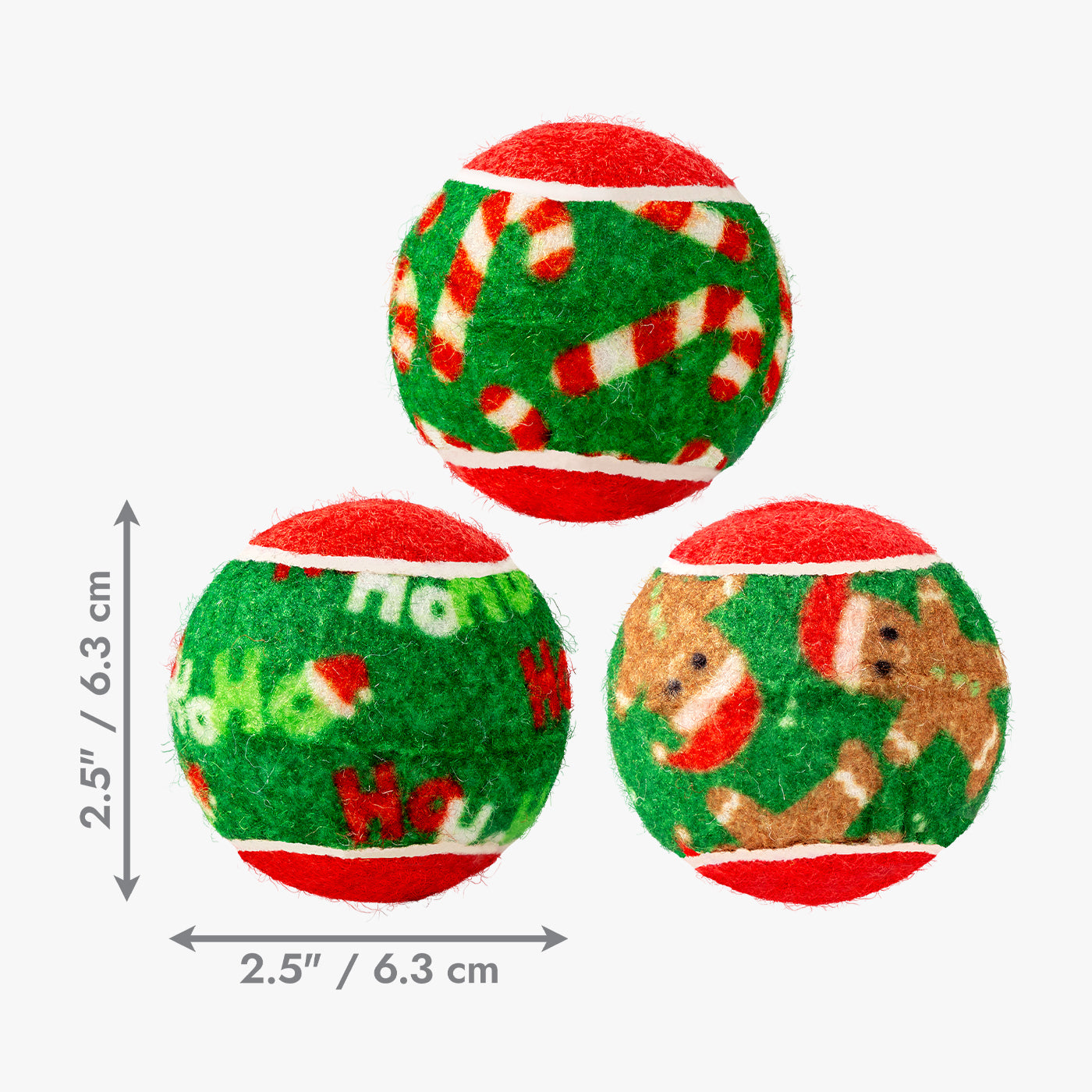 KONG Holiday SqueakAir Balls 6 Pack