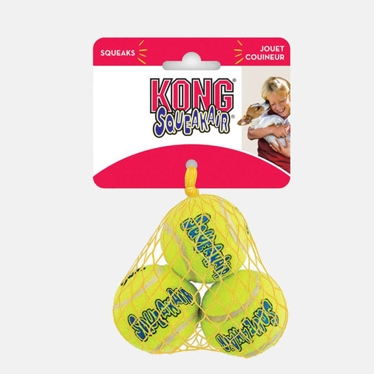 KONG SqueakAir Tennis Balls 3 Pack