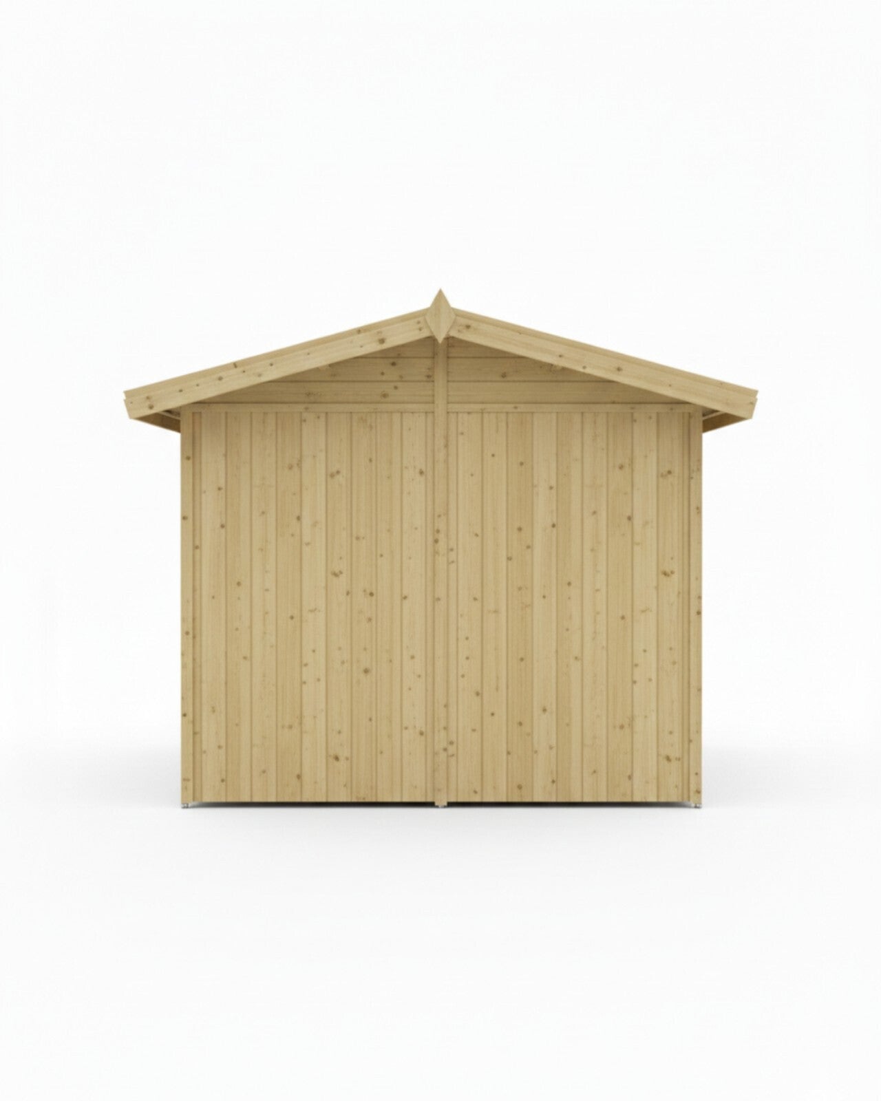 Benchmark Kennels Premium Double Wooden Dog Kennel - 8 x 10ft