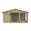 Benchmark Kennels Single Classic Wooden Dog Kennel - 10 x 4ft