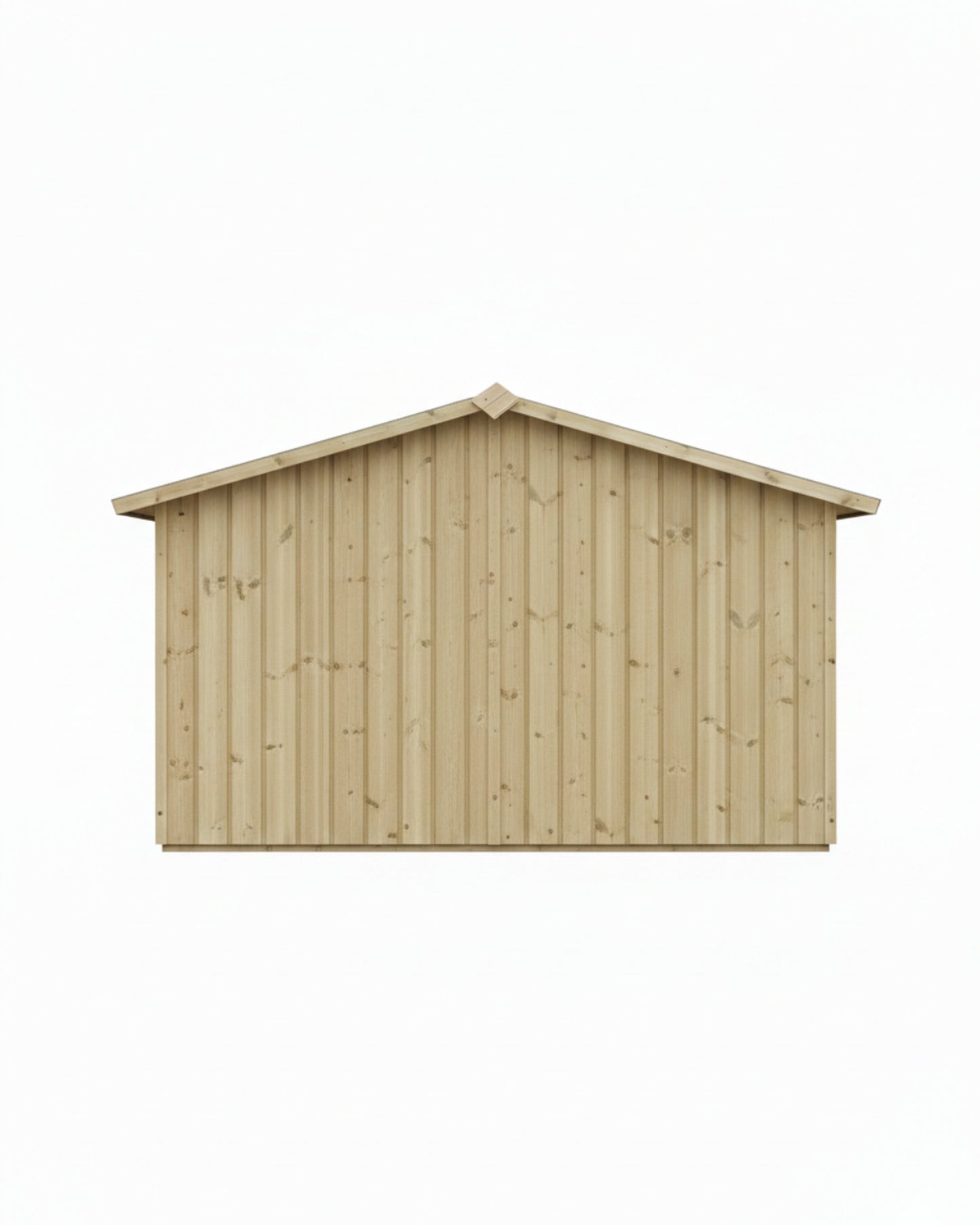Benchmark Kennels Single Classic Wooden Dog Kennel - 10 x 4ft
