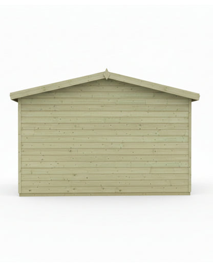Benchmark Premium Wood Single Dog Kennel with Apex Roof 10 x 4ft