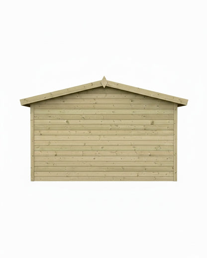 Benchmark Kennels Single Premium Wooden Dog Kennel - 10 x 6.5ft