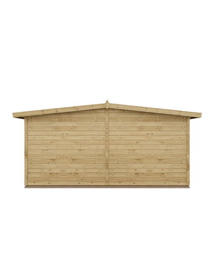 Benchmark Kennels Single Premium Wooden Dog Kennel - 12 x 6.5ft