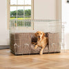 Dog Crate with Cushion & Bumper in Inchmurrin Umber by Lords & Labradors