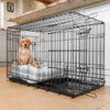 Cosy & Calming Puppy Crate Bed in Dove Grey Tweed by Lords & Labradors