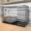 Cosy & Calming Puppy Crate Bed in Granite Bouclé