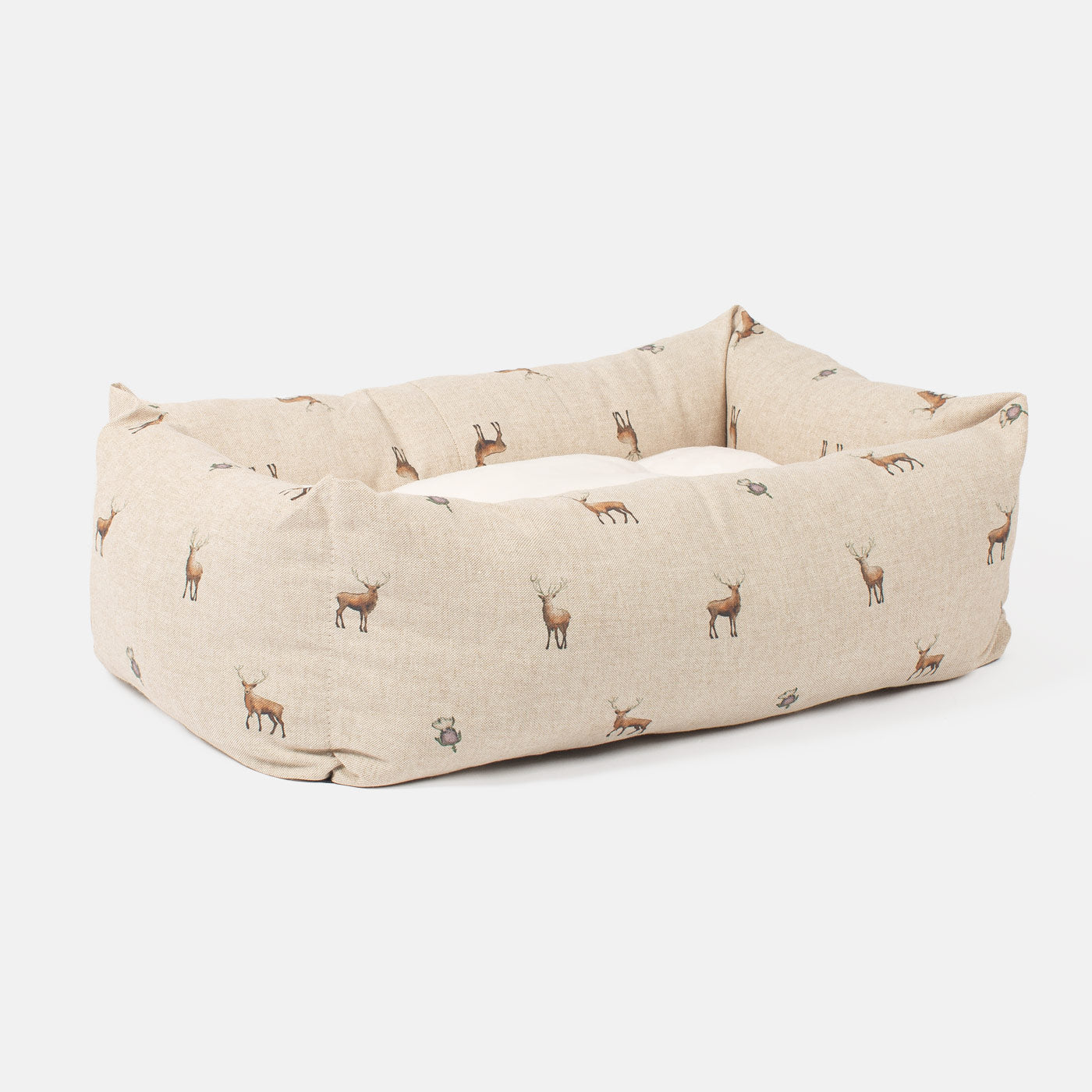  Cosy & Calm Puppy Crate Bed, The Perfect Dog Crate Accessory For The Ultimate Dog Den! In Stunning Woodland Stag! Available To Personalise at Lords & Labradors 
