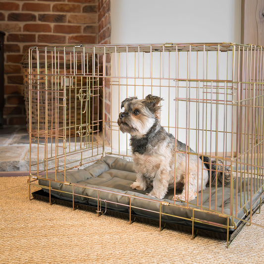 Luxury Dog Crate Maze Mat, in Forest. Padded For Extra Comfort And Compatibile With Lords & Labradors Metal Dog Crates, Available Now!