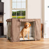 Dog Crate with Crate Cover in Inchmurrin Umber by Lords & Labradors