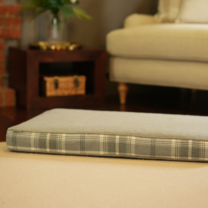 Dog Cushion in Balmoral Dove Grey Tweed by Lords & Labradors
