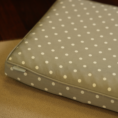 Dog Cushion in Grey Spot by Lords & Labradors