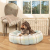 Donut Bed in Balmoral Duck Egg Tweed by Lords & Labradors