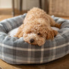 Donut Bed in Balmoral Dove Grey Tweed by Lords & Labradors