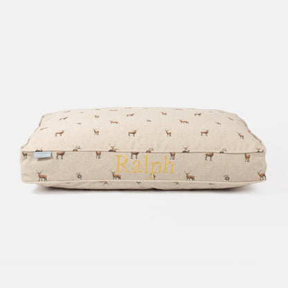 Dog Cushion in Woodland Stag by Lords & Labradors