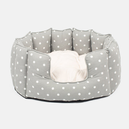 High Wall Bed For Dogs - Spots & Stripes Collection