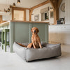Box Bed For Dogs in Rhino Tough Camel Faux Leather by Lords & Labradors