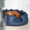 High Wall Bed For Dogs in Rhino Tough Pacific Faux Leather by Lords & Labradors