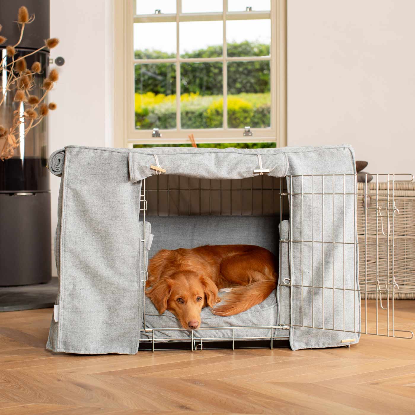 Dog Crate Set In Inchmurrin Iceberg by Lords & Labradors