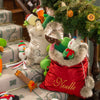 Christmas Santa Sack in Mink Velvet by Lords & Labradors