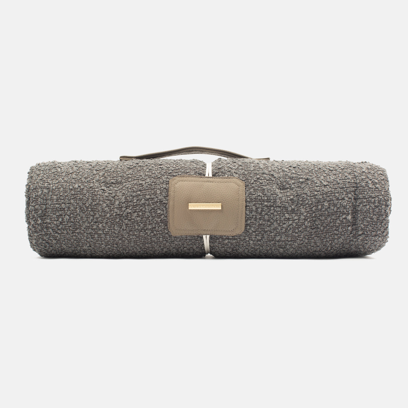Embark on the perfect pet travel with our luxury Travel Mat in Granite Boucle. Featuring a Carry handle for on the move once Rolled up for easy storage, can be used as a seat cover, boot mat or travel bed! Available now at Lords & Labradors