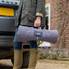 Travel Mat in Oxford Herringbone Tweed by Lords & Labradors