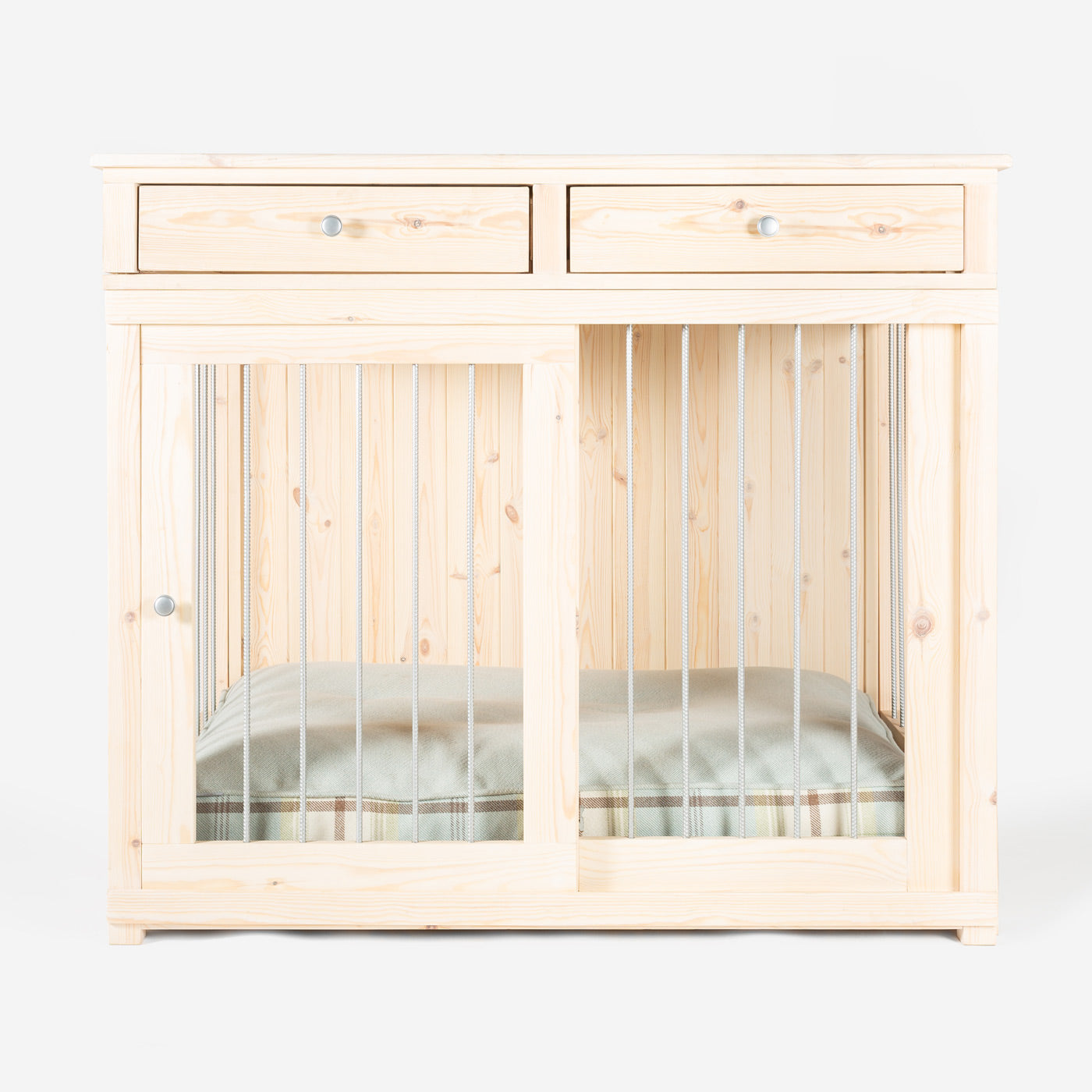 Wooden Sliding Door Salcombe Dog Crate with Drawer by Lords & Labradors