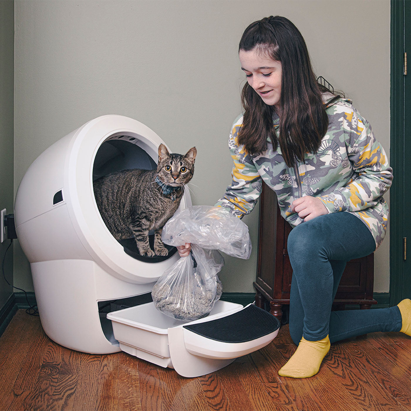 Automatic Cat Irobot Litter Box Litter-Robot Automatic, Self