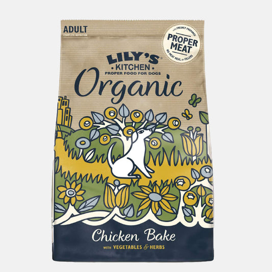 Lily's Kitchen Organic Chicken Bake with Vegetables & Herbs Dog Food 7KG