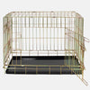 Heavy Duty Deluxe Dog Crate in Iridescent Gold by Lords & Labradors