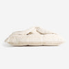 Sleepy Burrows Bed in Calming Anti-Anxiety Cream Faux Fur by Lords & Labradors