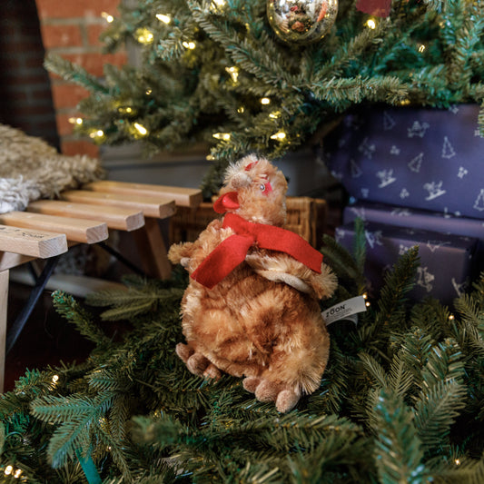 Zoon Brown Poochie Poultry Christmas Toy