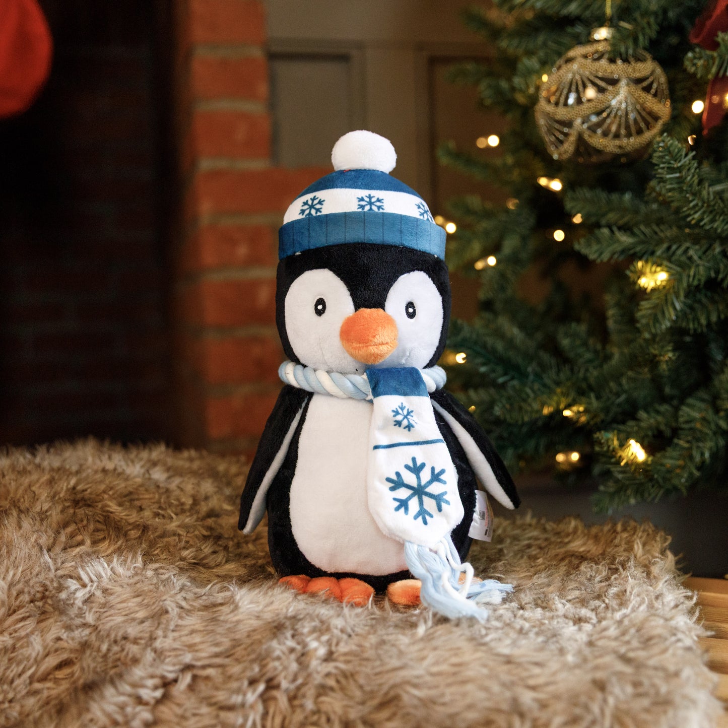House of Paws Winter Penguin Dog Toy