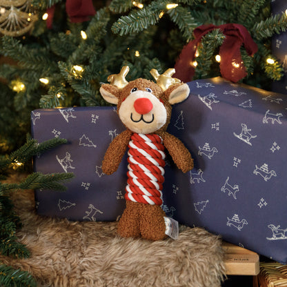 House of Paws Christmas Reindeer Rope Dog Toy