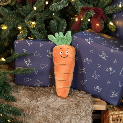 Zoon Santa Carrot Dog Toy