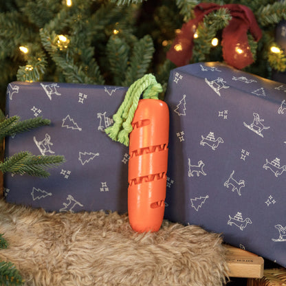 Zoon Carrot Treat Dispenser Christmas Toy