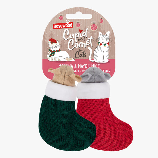 Martha & Mayor Mice Duo Cat Toys