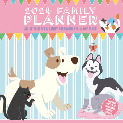 Monthly Dog Planner Calendar 2024