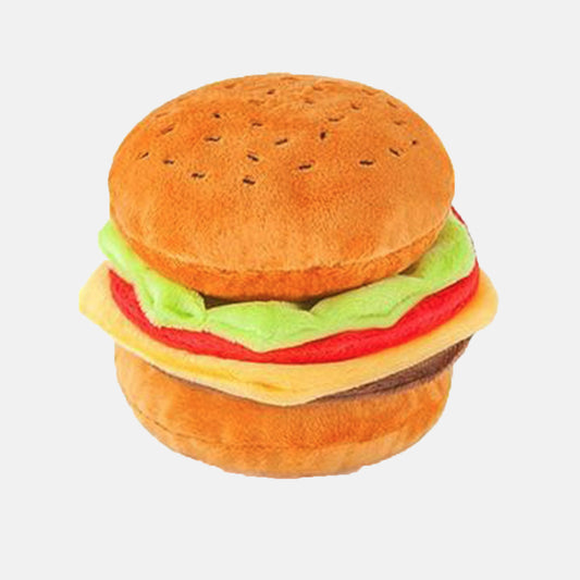 P.L.A.Y Burger Plush Dog Toy