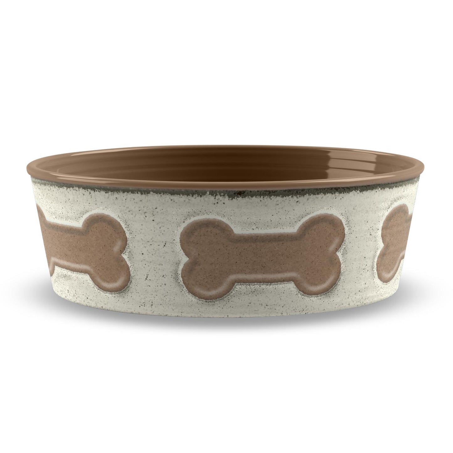 Bone Emboss Pet Bowl Large