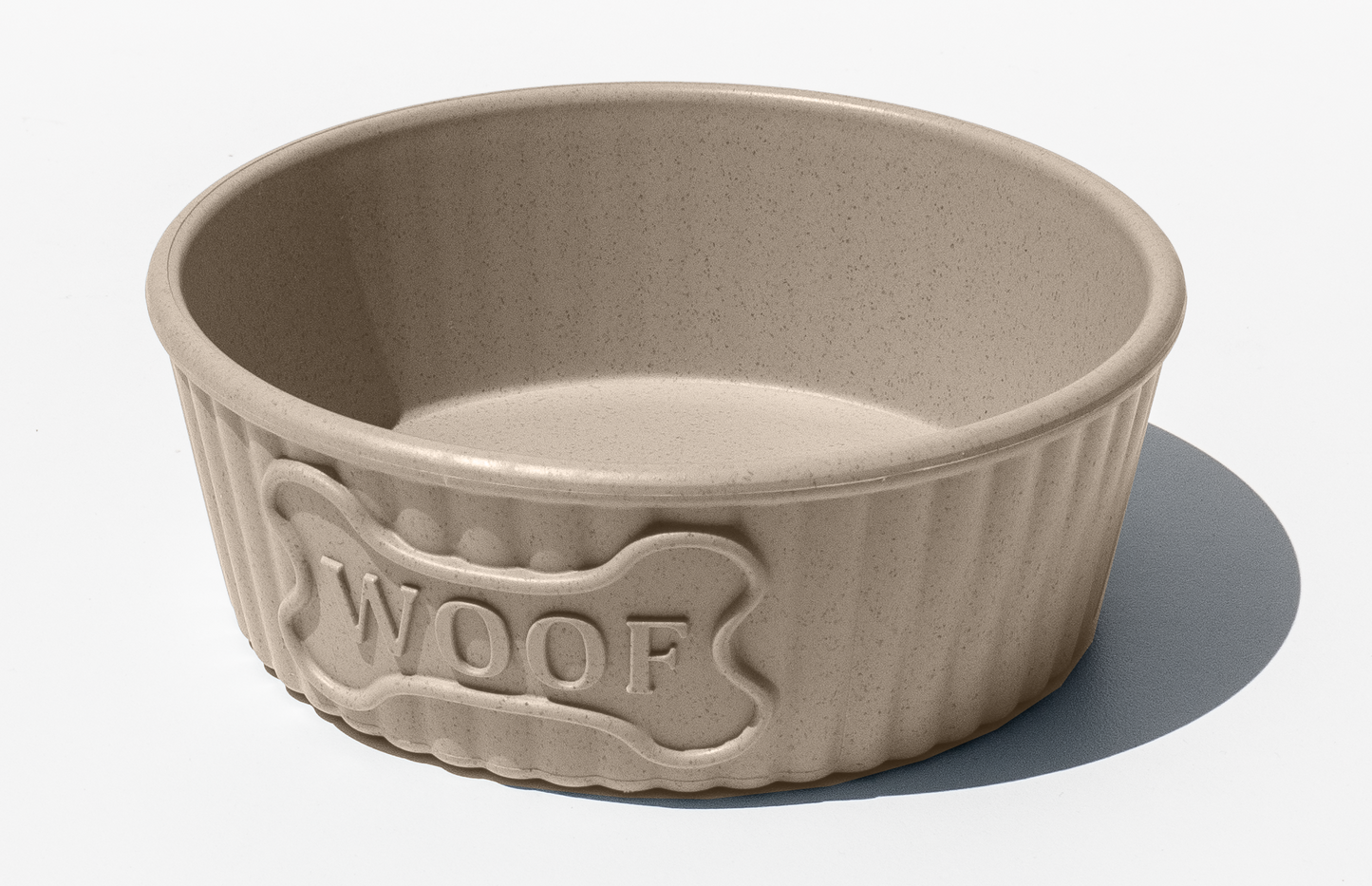 Woof Ribbed Medium Bowl