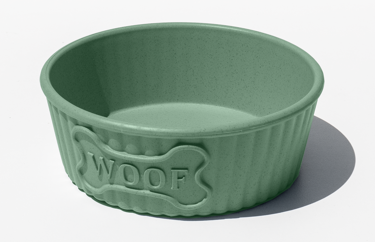 Woof Ribbed Medium Bowl